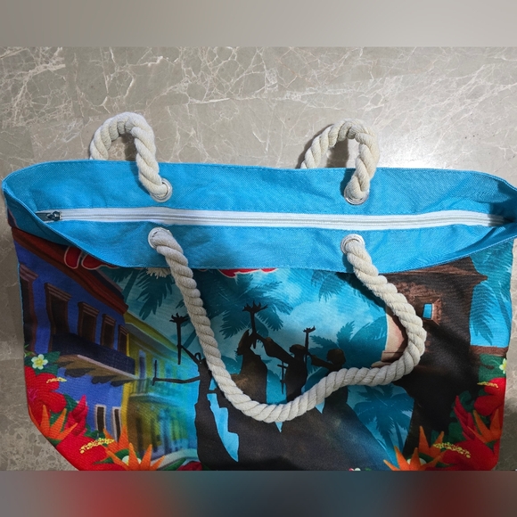 Puerto Rico Reusable Shopping Tote Bag - Picture 6 of 6